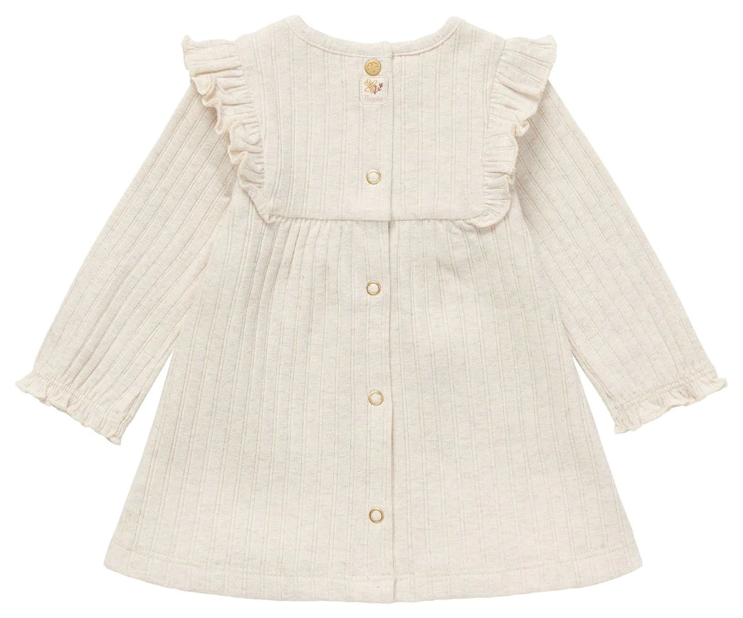 Noppies Lowell Oatmeal Girls Longsleeve Dress