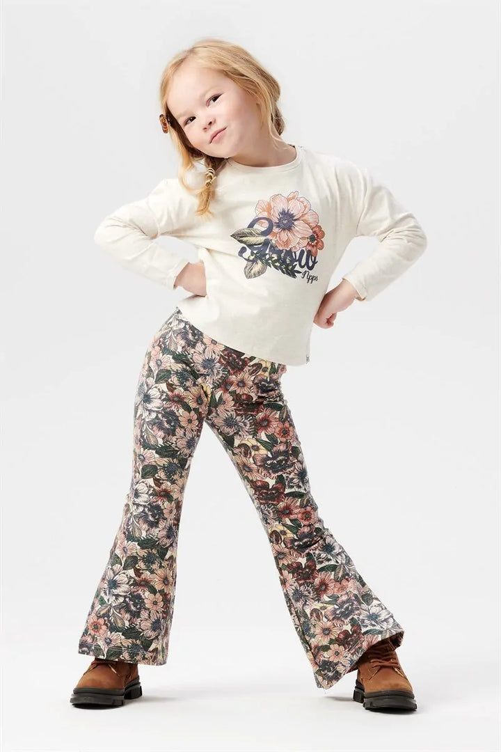 Noppies Kingsville Oatmeal Longsleeve Girls Tee