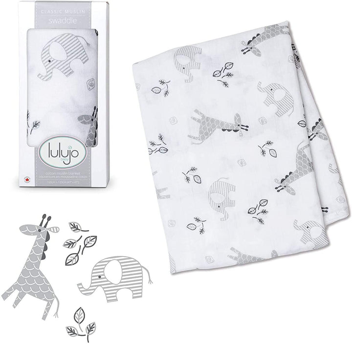 Lulujo Cotton Muslin Swaddle Blanket