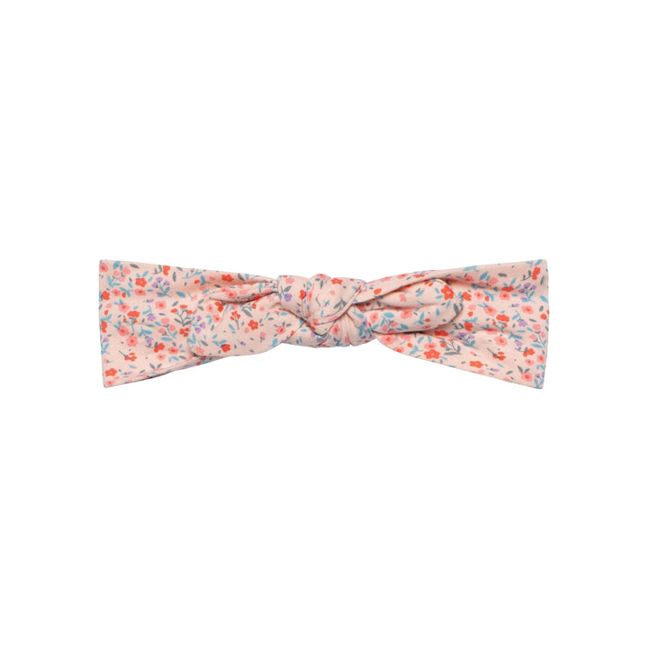 Deux Par Deux Organic Cotton Headband &amp; Bib Set - Little Flowers