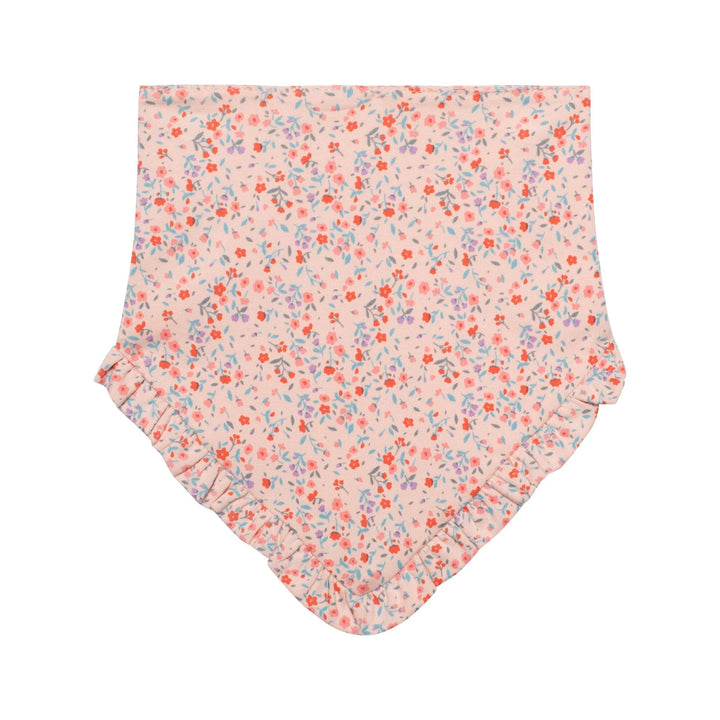 Deux Par Deux Organic Cotton Headband &amp; Bib Set - Little Flowers