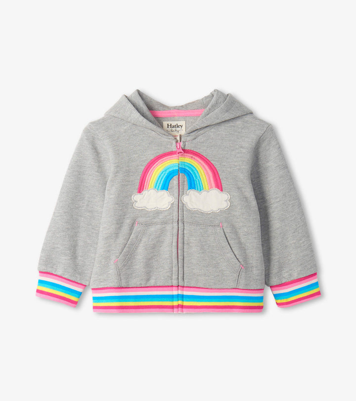 Hatley Baby Hoodie - Over The Rainbow