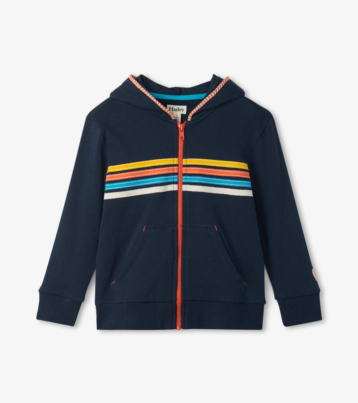 Hatley Hoodie - Space Stripes