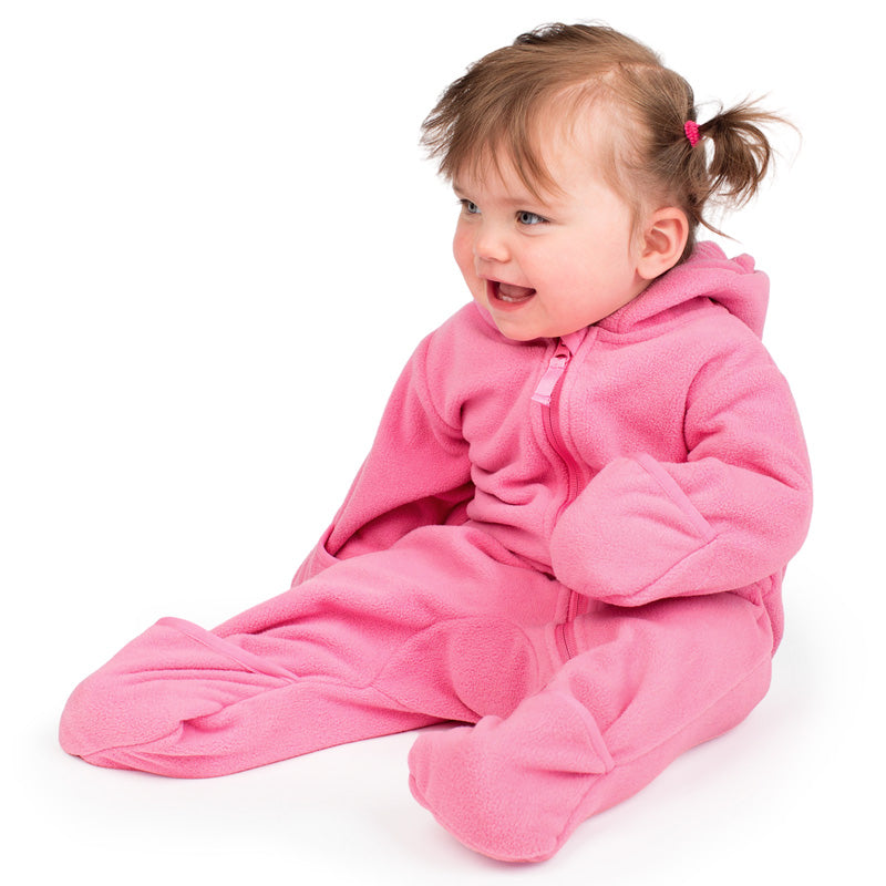 Jan &amp; Jul Fleece Suit - Watermelon Pink