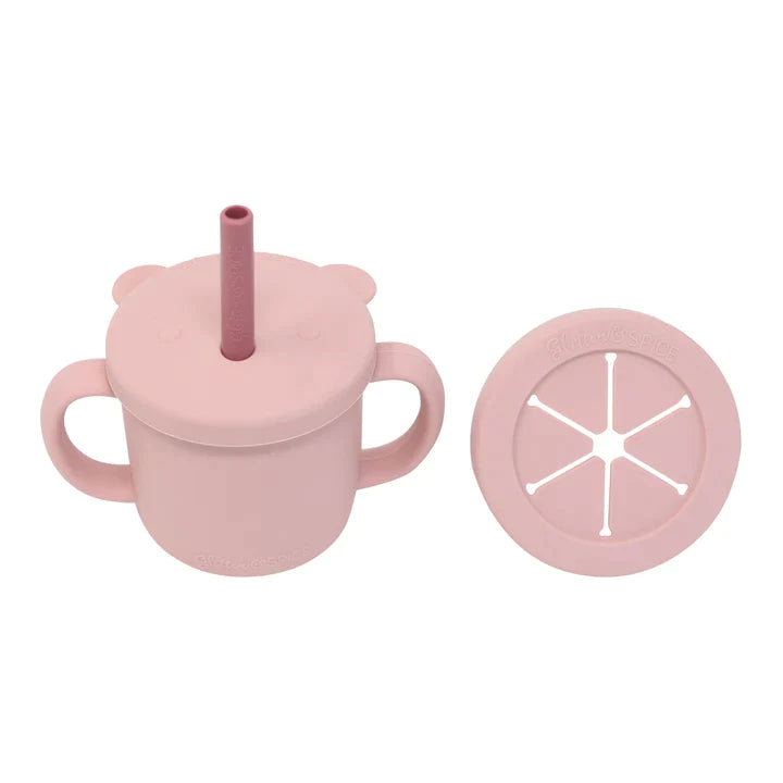 Glitter &amp; Spice Grow With Me Silicone Cup Snack Set