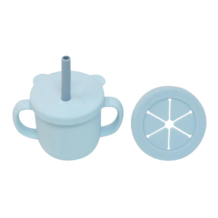 Glitter &amp; Spice Grow With Me Silicone Cup Snack Set