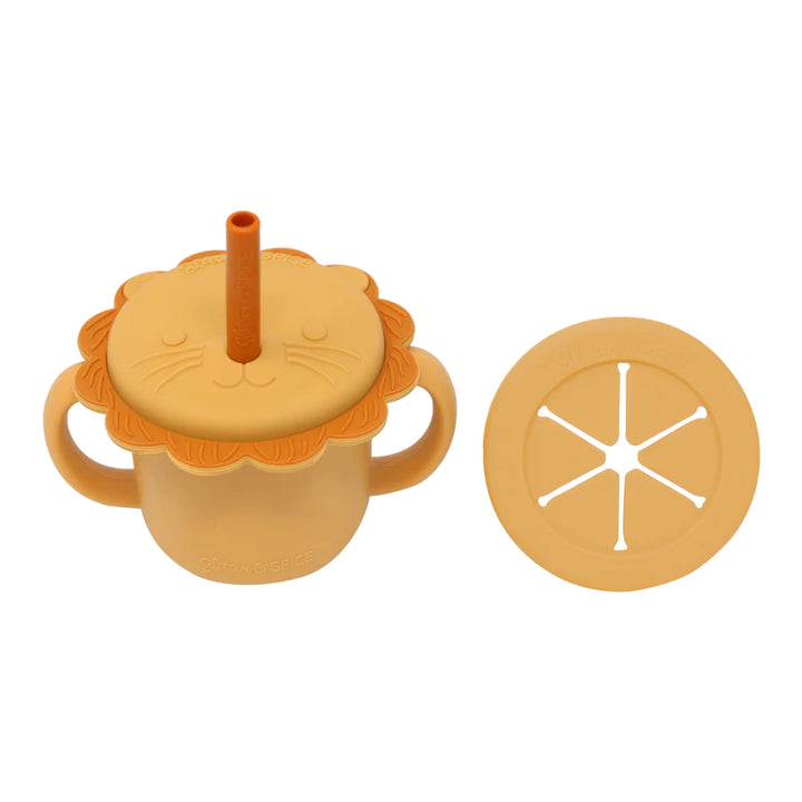 Glitter &amp; Spice Grow With Me Silicone Cup Snack Set