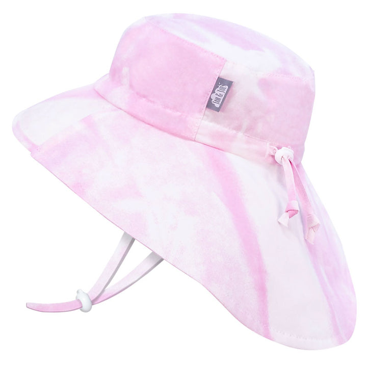 Jan &amp; Jul Gro-With-Me Cotton Adventure Hat - Pink Tie-Dye