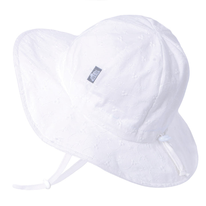 Jan &amp; Jul Cotton Floppy Hat - White Eyelet