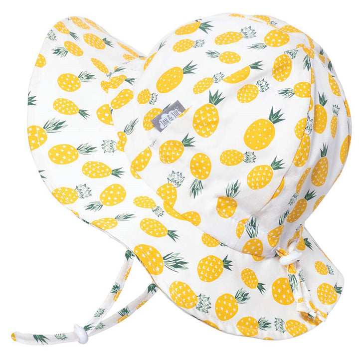 Jan &amp; Jul Cotton Floppy Hat - Yellow Pineapple