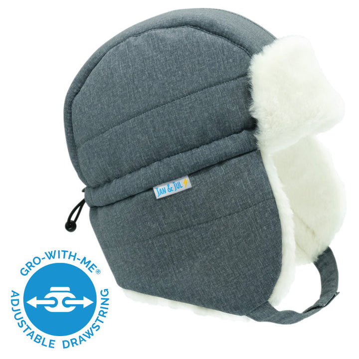Jan &amp; Jul Toasty-Dry Trapper Winter Hat - Heather Grey
