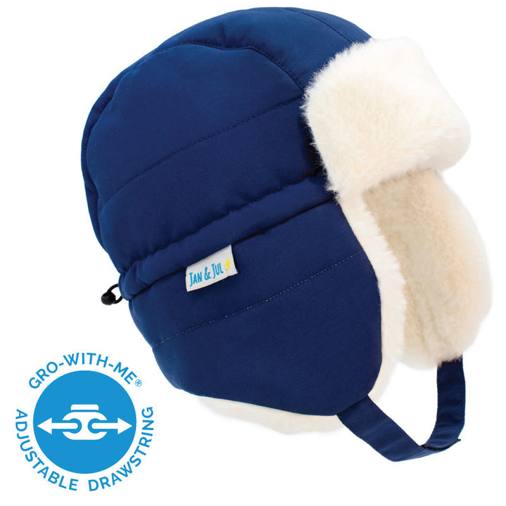 Jan &amp; Jul Toasty-Dry Trapper Winter Hat - Nebula Blue