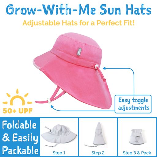 Jan &amp; Jul Aqua Dry Xplorer Hat - Pink Strawberry
