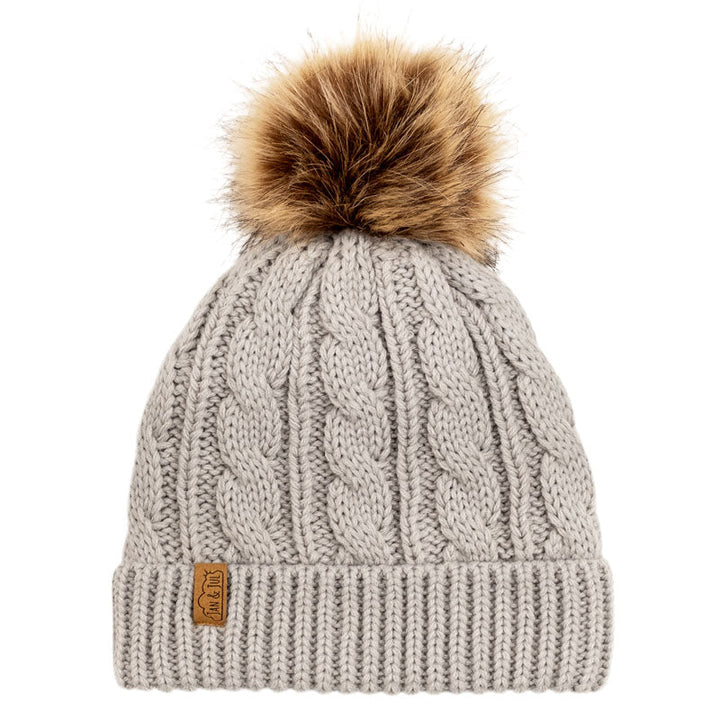 Jan &amp; Jul Cable Knit Beanie - Grey