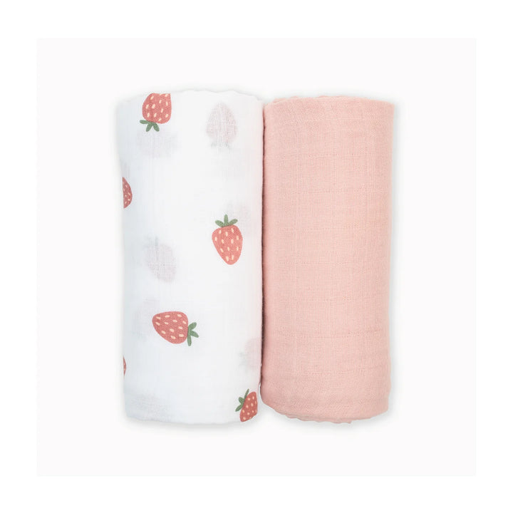 Lulujo Cotton Muslin Swaddles 2pk