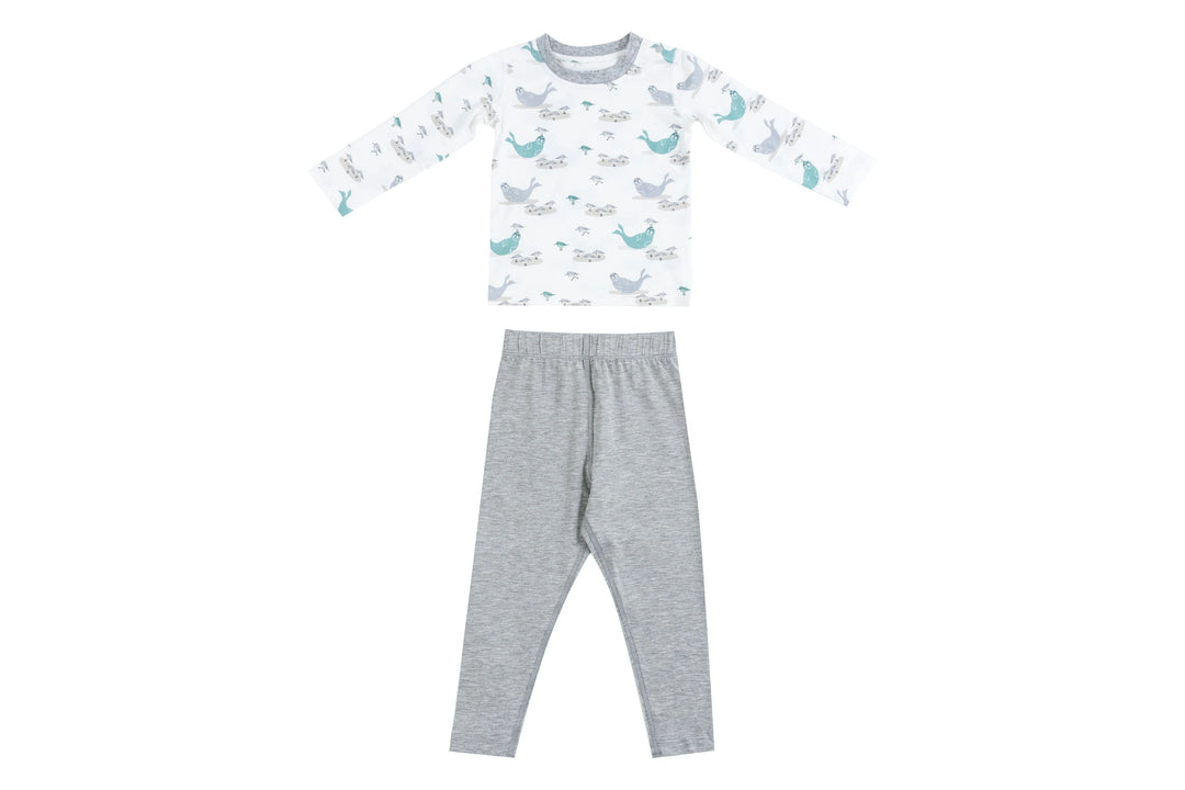 Nest Designs Bamboo Jersey Long Sleeve PJ Set