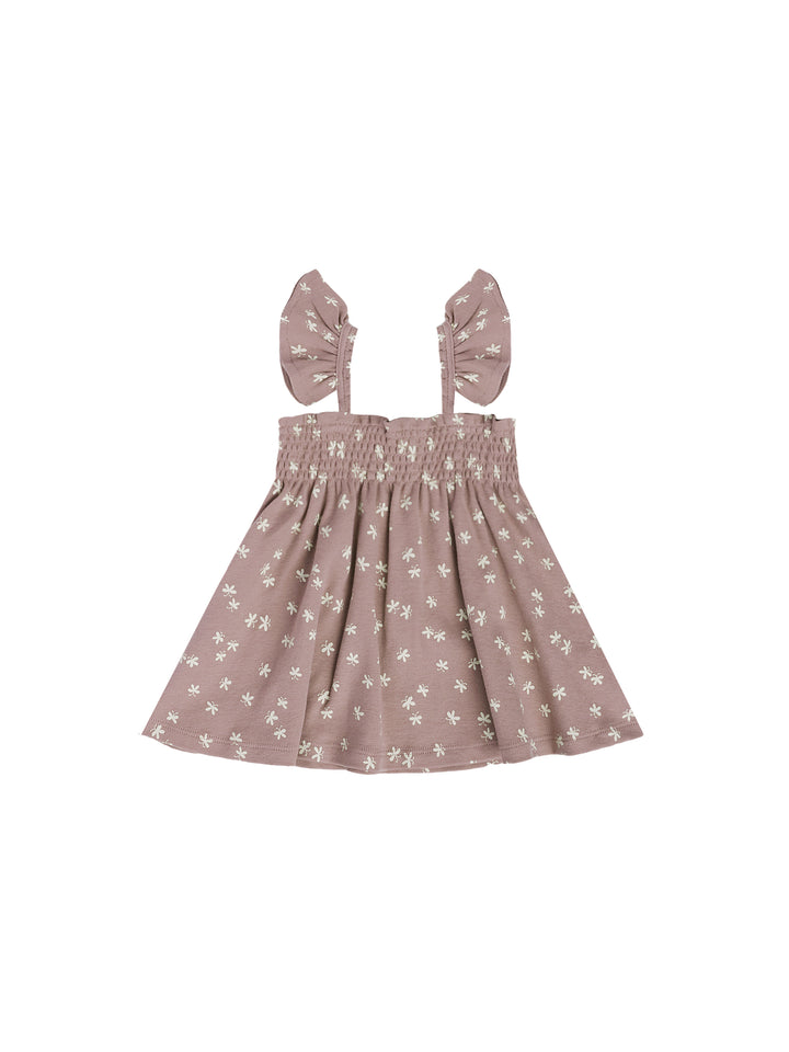 Quincy Mae Smocked Jersey Dress Set - Butterflies