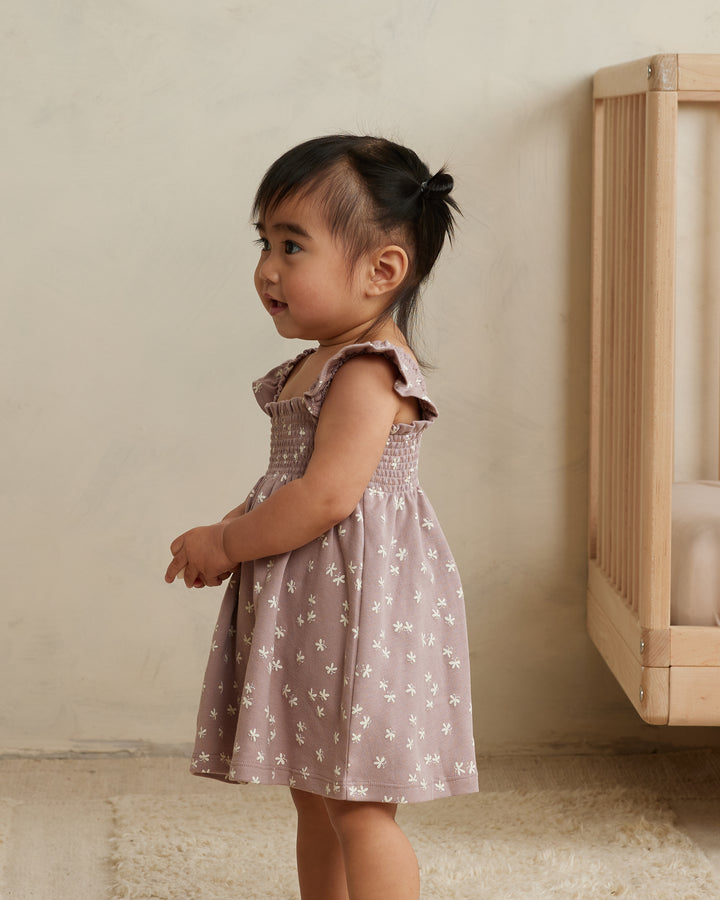 Quincy Mae Smocked Jersey Dress Set - Butterflies