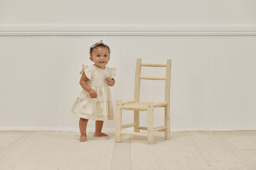 Quincy Mae Lily Dress + Bloomer Set - Suns