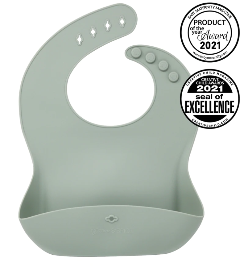 Glitter and Spice Silicone Food Bib