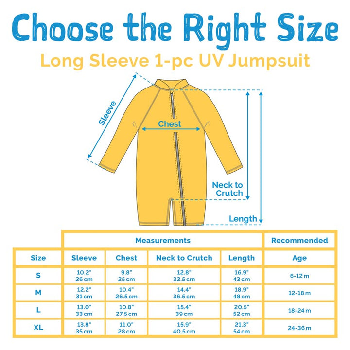 Jan &amp; Jul Sun &amp; Splash UV Jumpsuit - Blue Whale