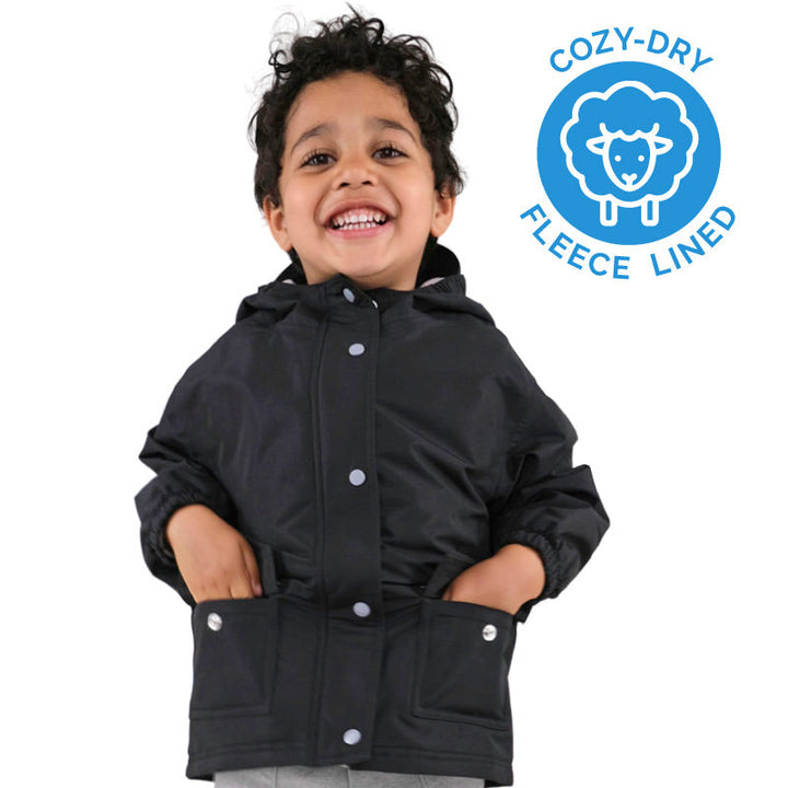 Jan &amp; Jul Cozy-Dry Rain Jacket - Black