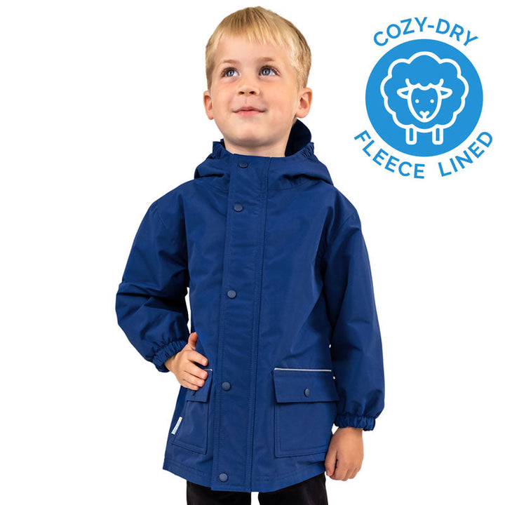 Jan &amp; Jul Cozy-Dry Rain Jacket - Nebula Blue