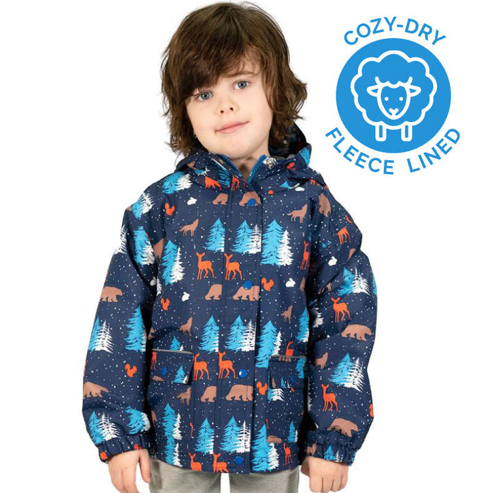Jan &amp; Jul Cozy-Dry Rain Jacket - Woodland