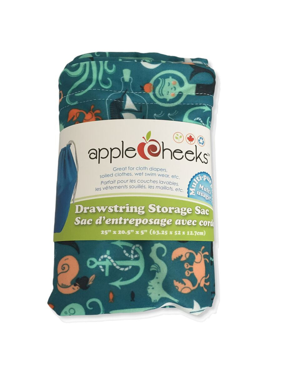 AppleCheeks Exclusive for FluffyBottomBabies Ocean Playground Size 2 Storage Sac