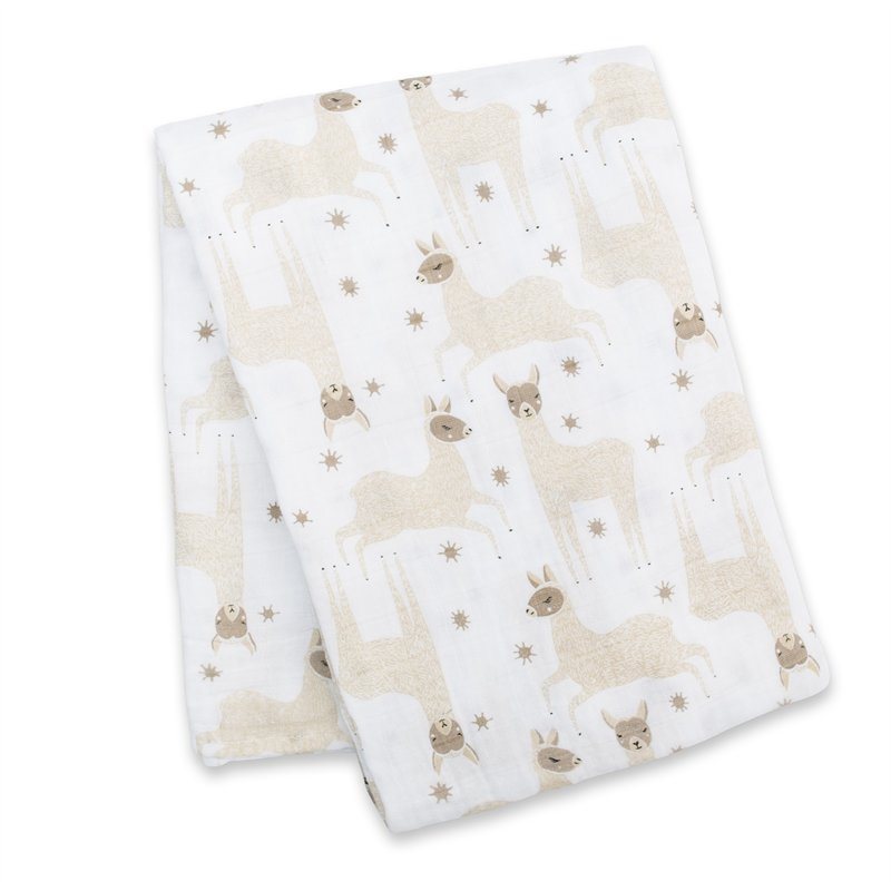 Lulujo Cotton Muslin Swaddle Blanket