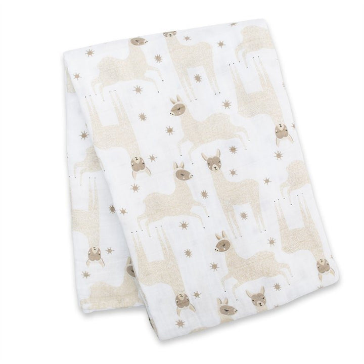 Lulujo Cotton Muslin Swaddle Blanket