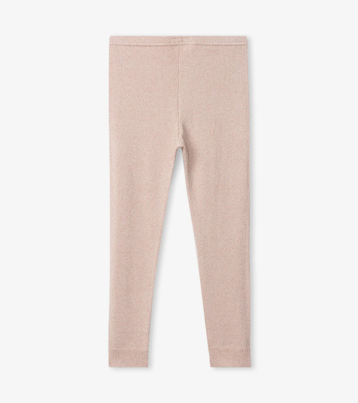 Hatley Glitter Tights - Rose Gold