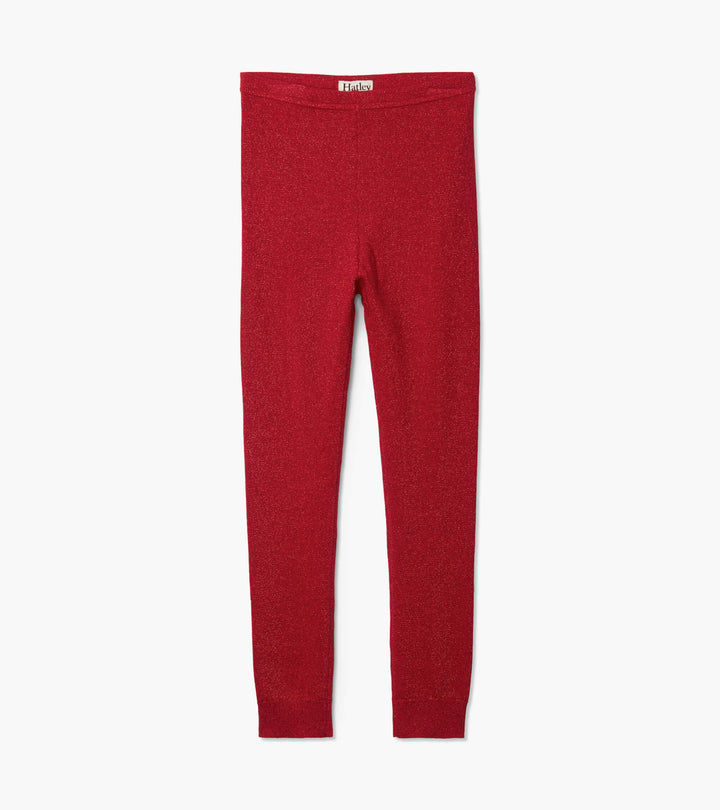 Hatley Glitter Tights - Red