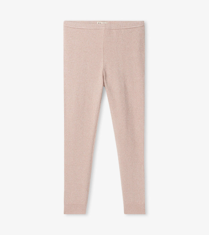 Hatley Glitter Tights - Rose Gold