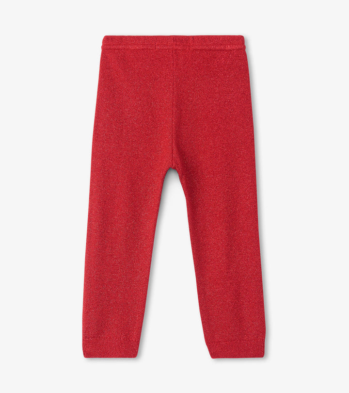 Hatley Baby Cable Knit Leggings - Holiday Red